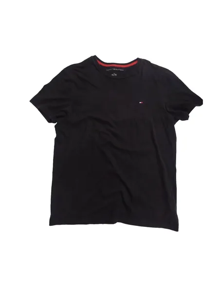 CAMISETA TOMMY HILFIGER ORIGINAL NA COR PRETA ESTONADA