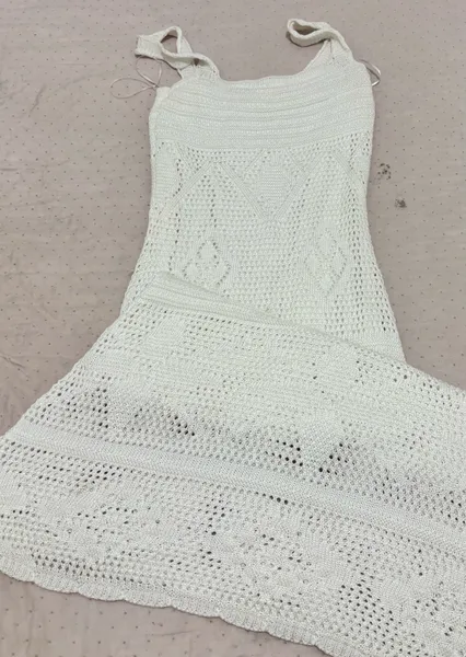 vestido croche renner