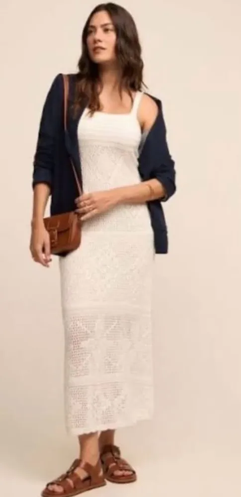 vestido croche renner