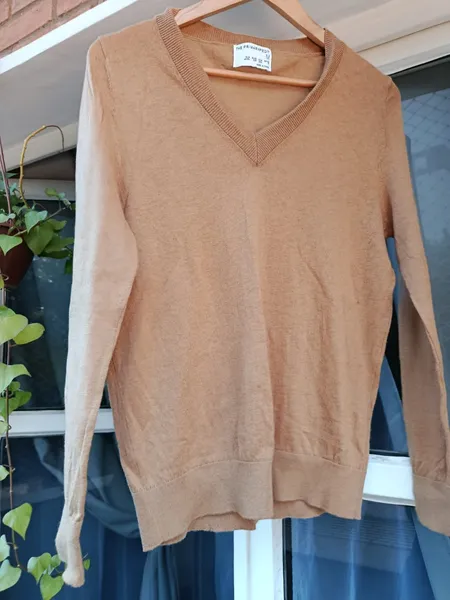 cardigan de tricô primark edit caramelo m
