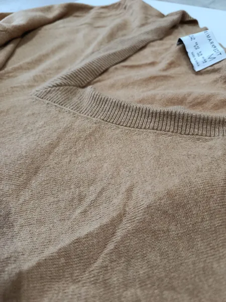 cardigan de tricô primark edit caramelo m