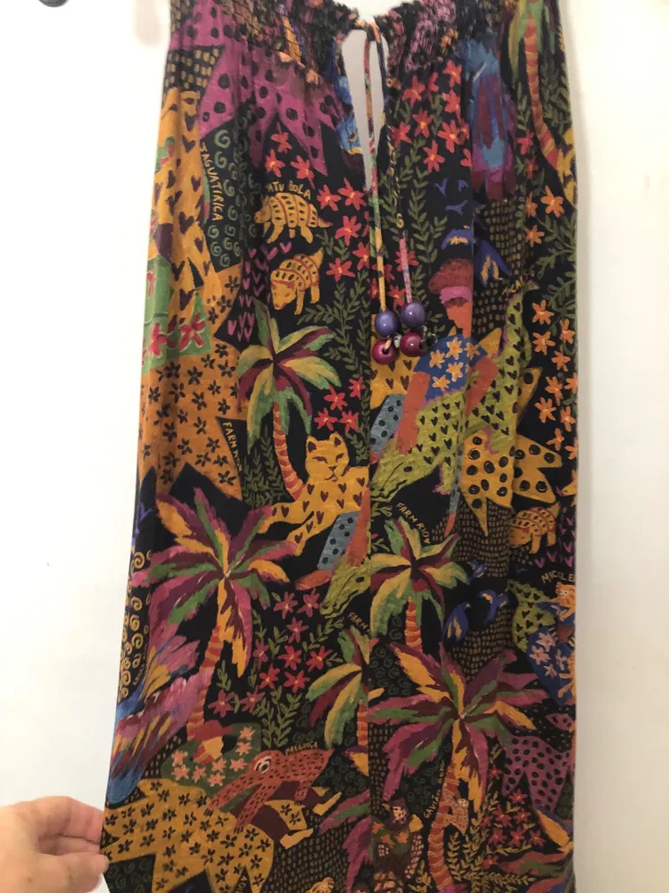 Vestido longo,tamanho p/m,Farm