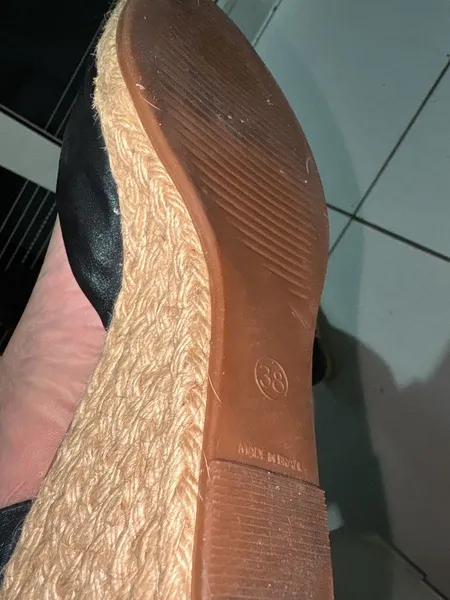 anabela selma franco couro preta 38