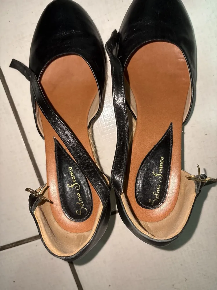 anabela selma franco couro preta 38