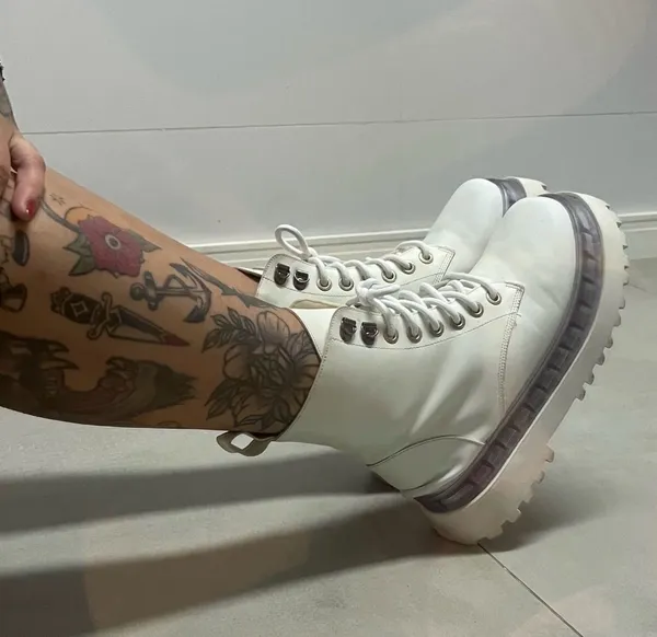 Coturno Branco Baw Clothing