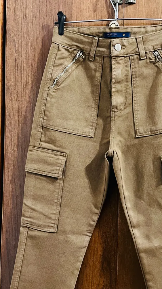 Calça  sarja cargo renner