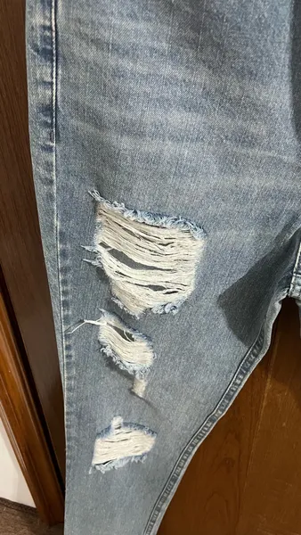Calça reta jeans mofficer