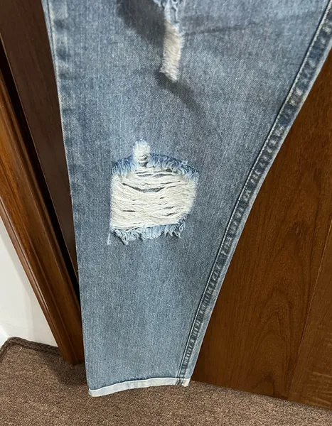 Calça reta jeans mofficer