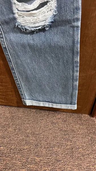 Calça reta jeans mofficer