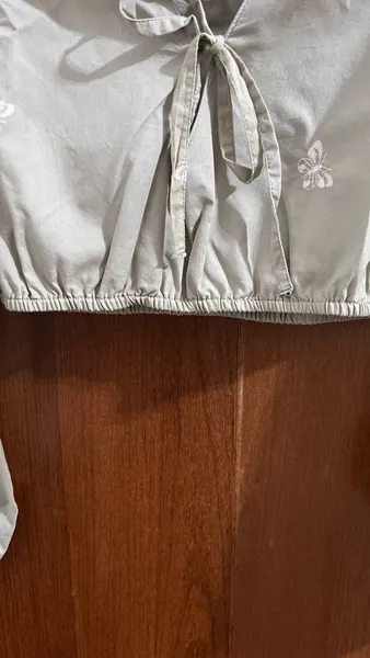 Cropped manga longa c&a