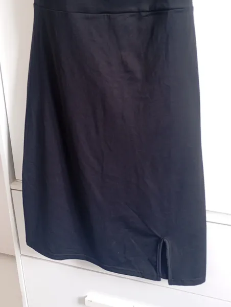 vestido shein preto basico