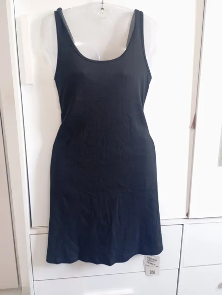 vestido preto basico novo