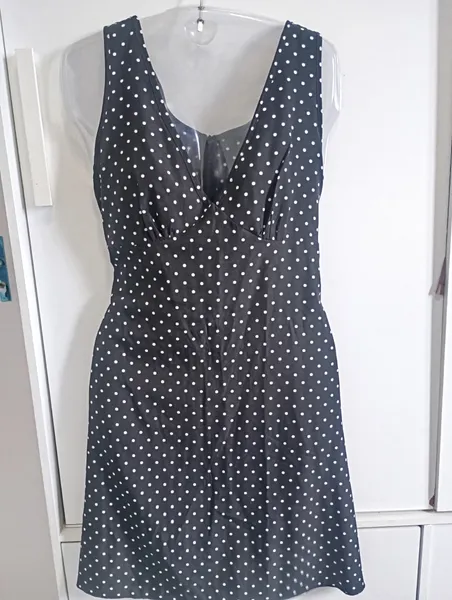 vestido poá shein