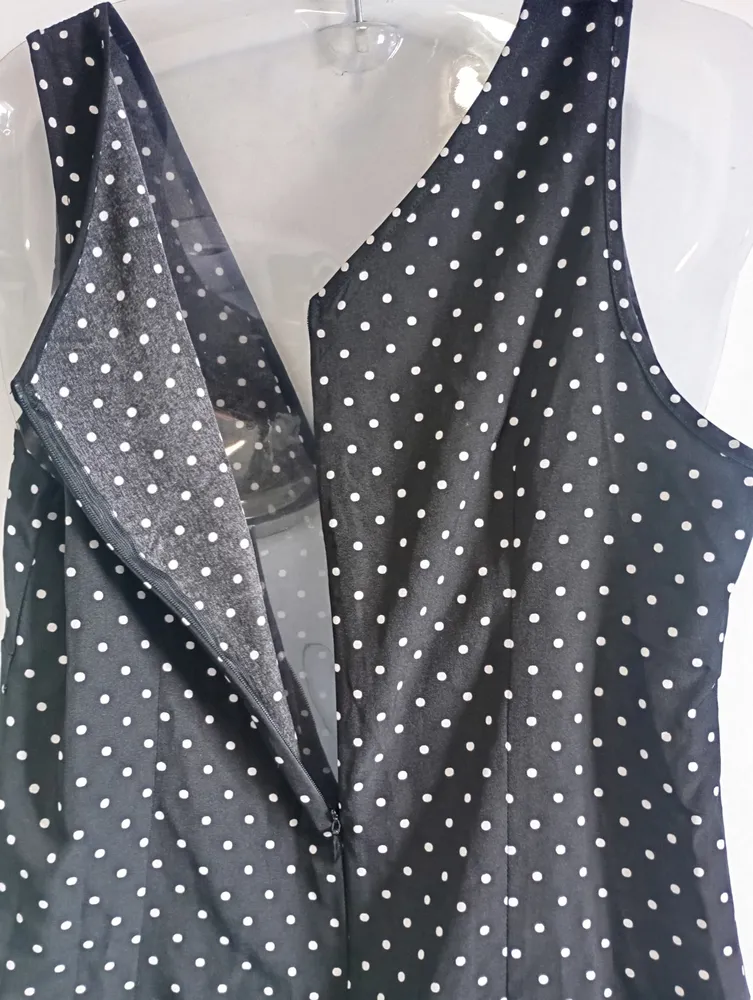 vestido poá shein