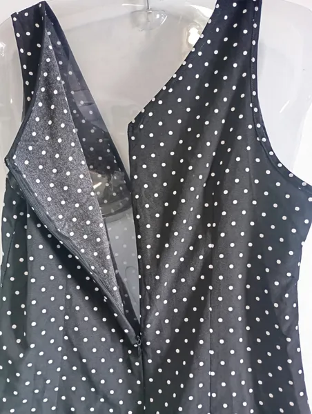 vestido poá shein