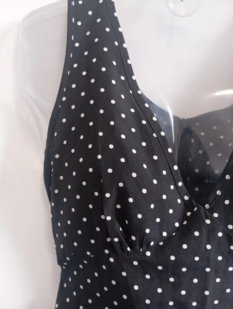 vestido poá shein