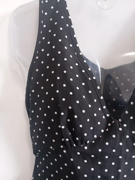 vestido poá shein