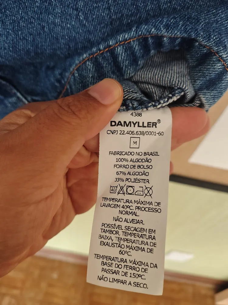 Vestido Jeans 100 algodao Damyller