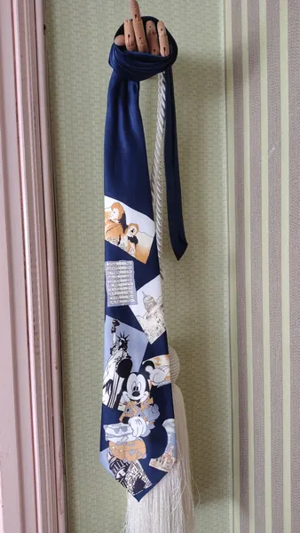 Gravata Azul Mr Tie com Mickey