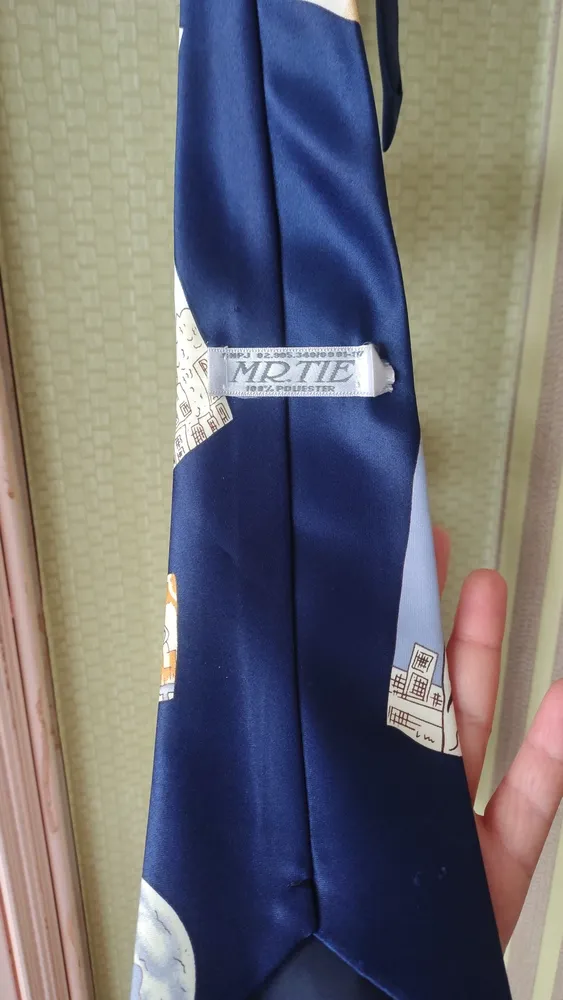 Gravata Azul Mr Tie com Mickey