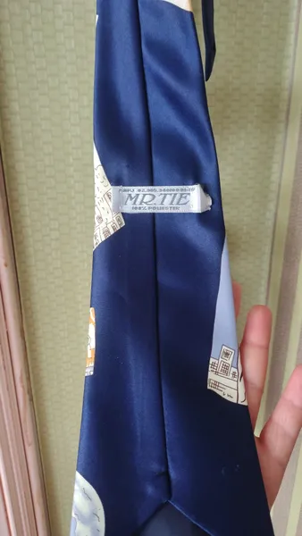 Gravata Azul Mr Tie com Mickey