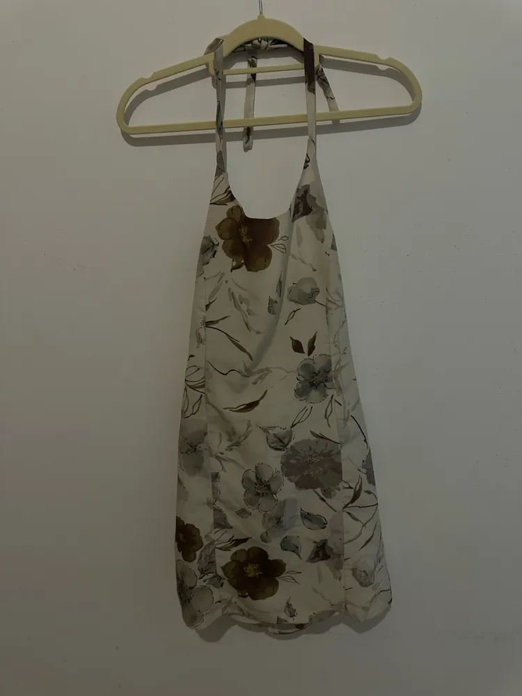 Vestido tubinho floral vintage