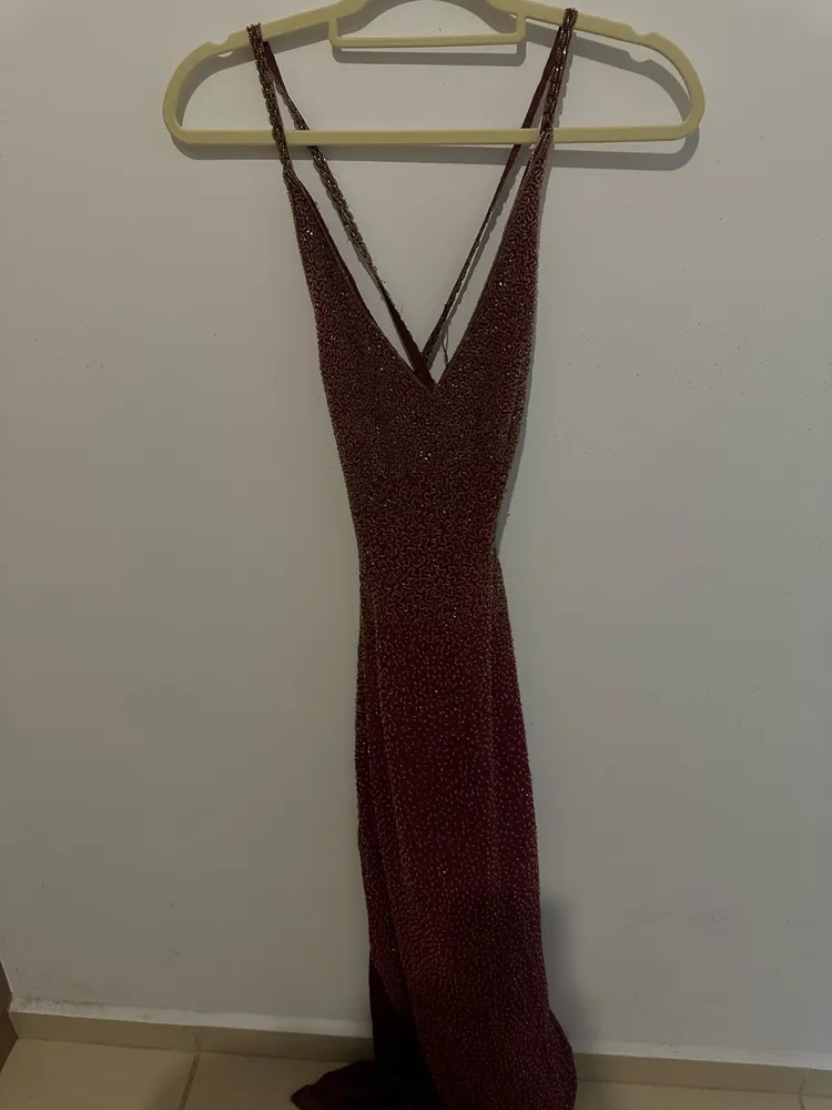 Vestido de festa vermelho