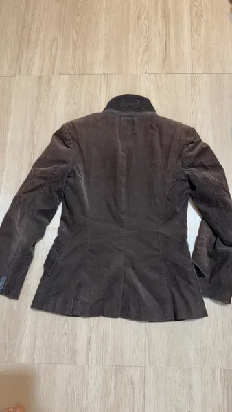blazer em cotele zara