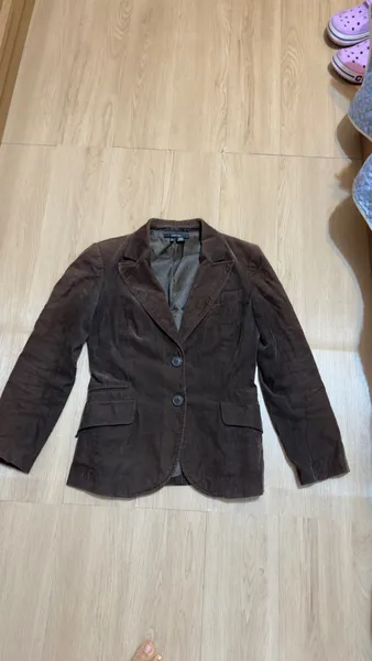 blazer em cotele zara