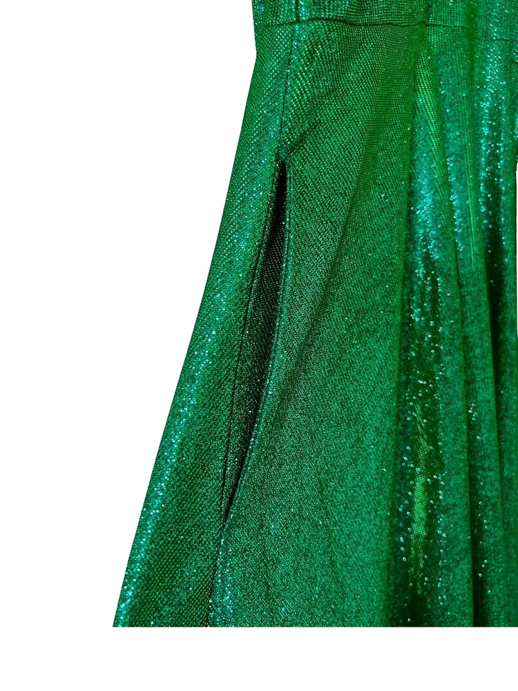 Vestido longo verde