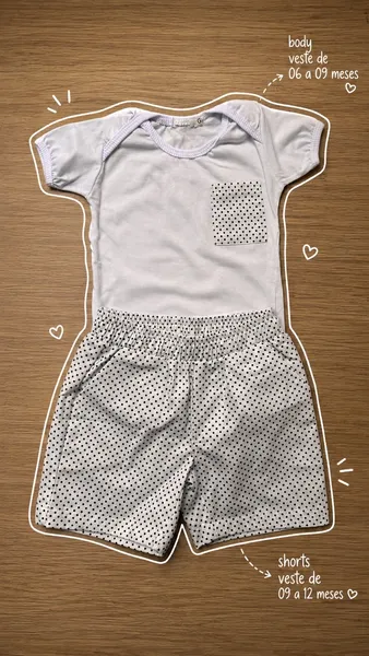 Kit 2 peças em tamanhos diferentes