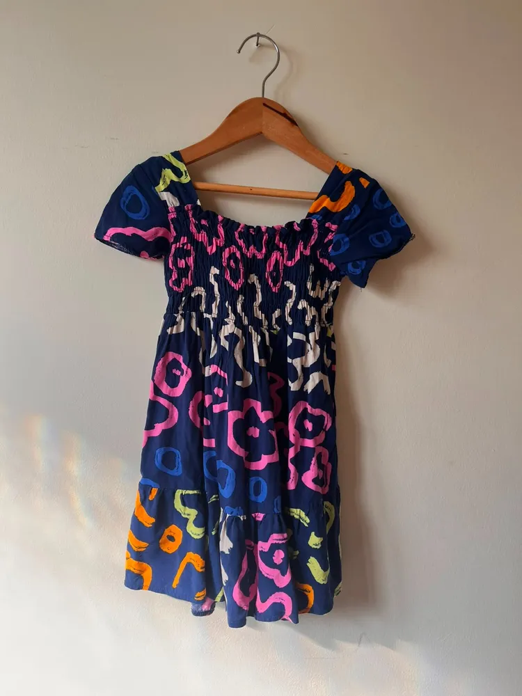 Vestido infantil colorido