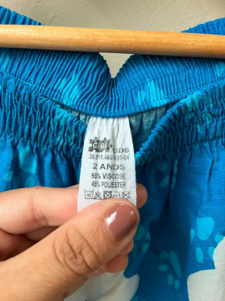 Vestido infantil da Gibi kids 1/2 anos