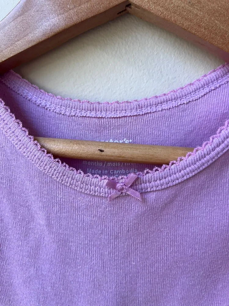 body carters infantil lilás 18 meses