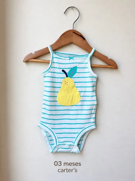 body infantil carters 3 meses
