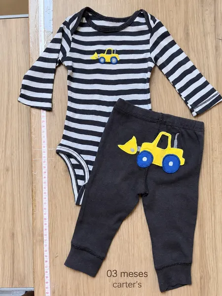 conjunto infantil carters 3 meses