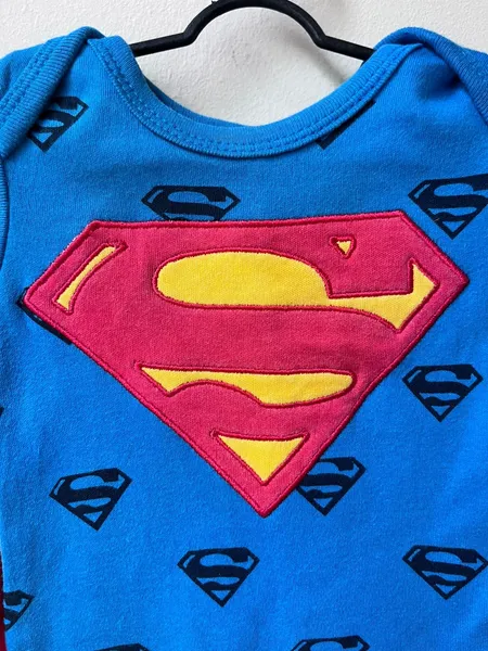 body infantil dc comics superman 0-3 meses