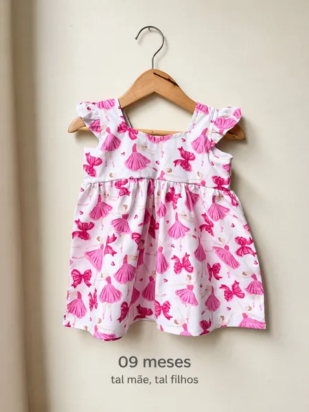 vestido infantil tal mae tal filhos 9 meses