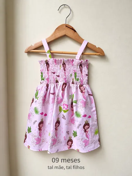 vestido infantil tal mãe, tal filhos 09 meses