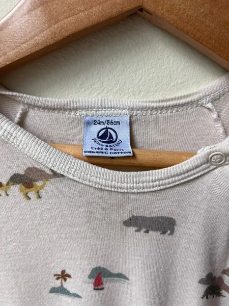 body petit bateau 24 meses
