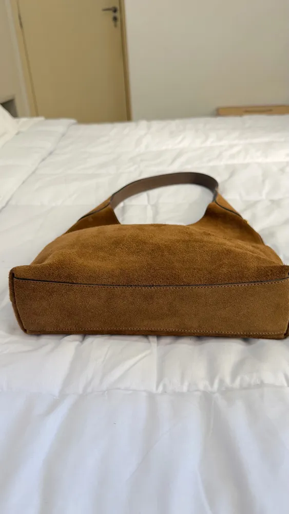 Bolsa Coach Brooklyn 28 em suede original