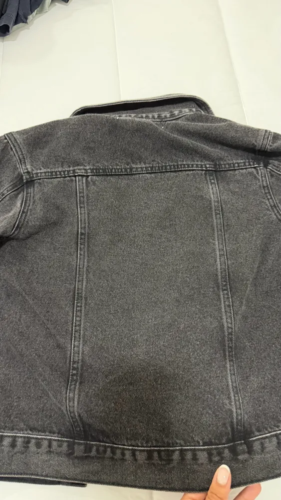 jaqueta jenas preta alcance jeans nova