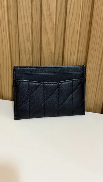 porta cartao coach essential quilting preto