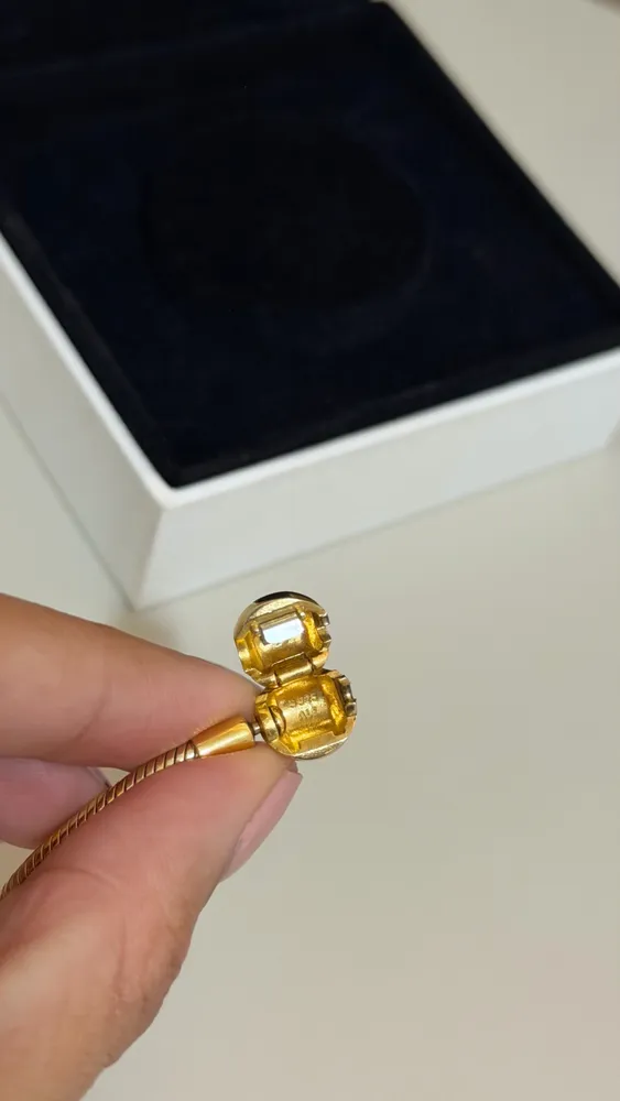 Pulseira Dourada Shine Pandora 17