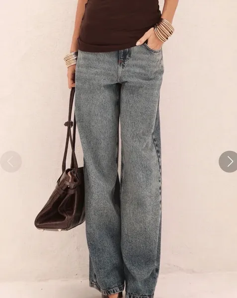 calça jeans baggy bastille alcance nova
