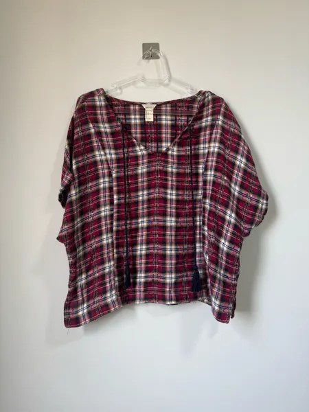 Blusa xadrez