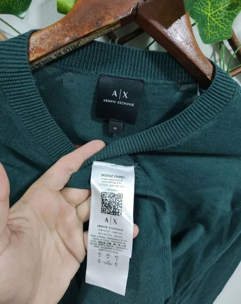 suéter armani exchange masculino verde m