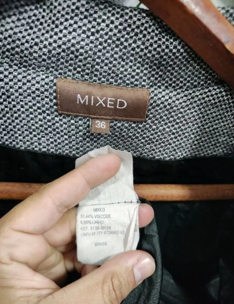 blazer mixed tamanho 36