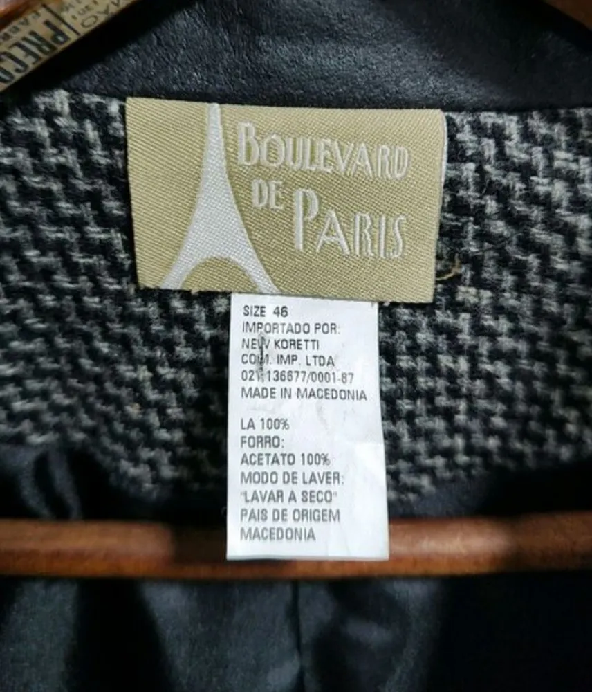 blazer Boulevard de Paris Tam 46