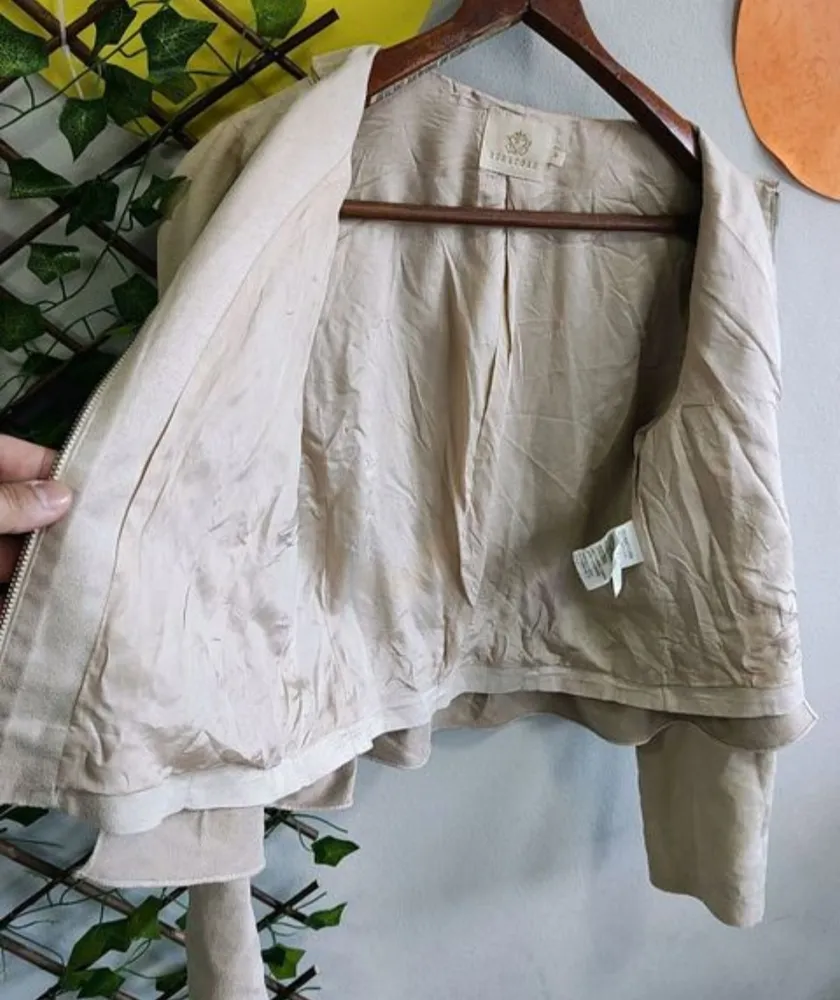 jaqueta feminina bobstore textura aveludada
